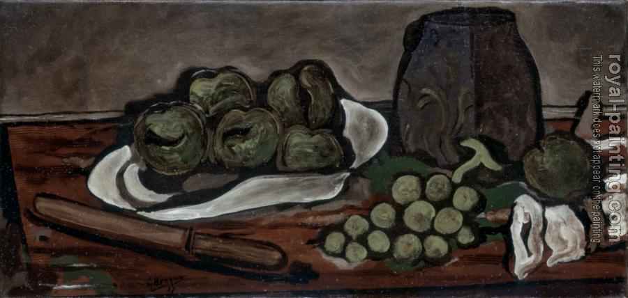 Georges Braque : Still life with fruits